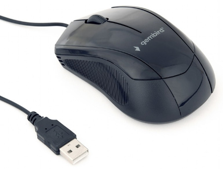 Gembird MUS-3B-02 Optical mouse Black