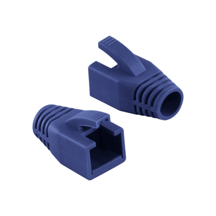 Logilink | RJ45 Plug Strain Relief Boot, 8.0mm (50 pcs.) | MP0035B | Blue