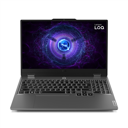 Lenovo LOQ 15ARP9 | Luna Grey | 15.6 " | IPS | FHD | 1920 x 1080 pixels | Anti-glare | AMD Ryzen 5 | 7235HS | 16 GB | SO-DIMM DDR5 | Solid-state drive capacity 512 GB | NVIDIA GeForce RTX 4050 | GDDR6 | 6 GB | Windows 11 Home | 802.11ax | Bluetooth versio