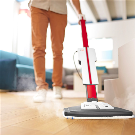 Polti Steam mop with integrated portable cleaner PTEU0306 Vaporetto SV650 Style 2-in-1 Power 1500 W, Water tank capacity 0.5 L, Red/White