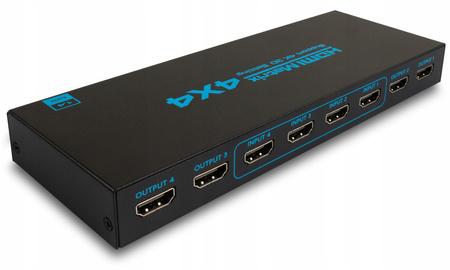 MATRIX HDMI 4x4 SWITCH SPLITTER HDCP PILOT FULL HD