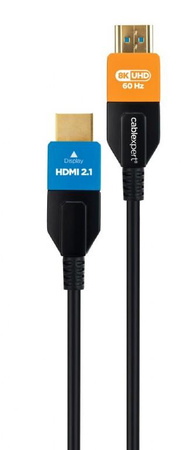Kabel Ultra High Speed HDMI aktywny optyczny (AOC) z Ethernetem Gembird 5m czarny