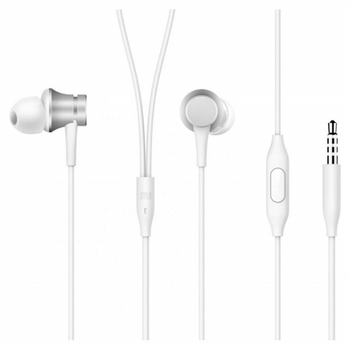 Xiaomi Mi In-Ear Headphones Basic ZBW4355TY 3.5 mm, Silver, Built-in microphone