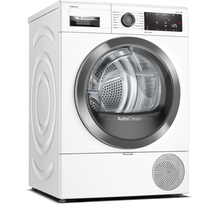 Bosch Dryer Machine with Heat Pump WTX80KL9SN Energy efficiency class A++, Front loading, 9 kg, Sensitive dry, LED, Depth 61.3 cm, Steam function, White