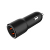 Ładowarka samochodowa Gembird TA-UC-A2QC36-CAR-01 czarna