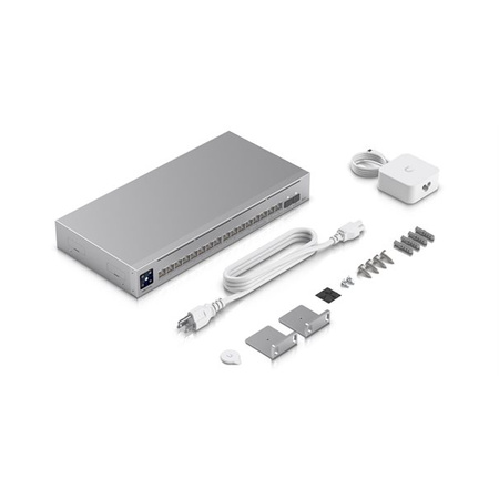 Ubiquiti Switch UniFi 12xRJ45 GBit/4xRJ45 2.5G/2xSFP+ Managed Max optional 19" Rack-Mountable, 1,3" Touchscreen