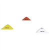 Pure2Improve Triangle Cones Set of 20 Red, White, Yellow