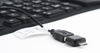 Gembird Flexible keyboard, Wired, US, USB + PS/2