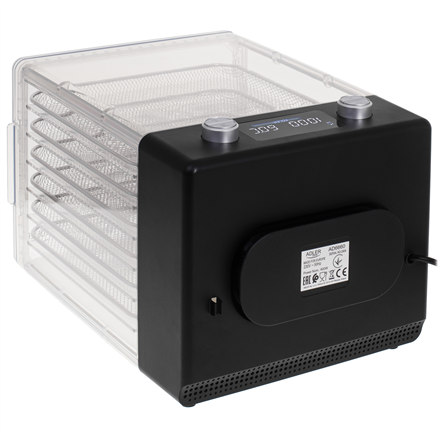 Adler | Food Dehydrator | AD 6660 | Power 600 W | Number of trays 6 | Integrated timer | Black