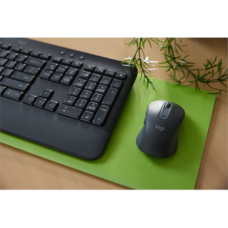 Logitech Desktop MK650 Signature [DE] BOLT black BT Mouse: Signature M650 for Busi. (400–4000 DPI)