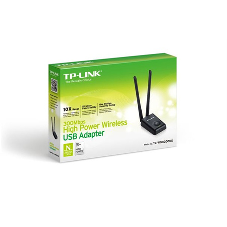 TP-LINK WLAN 300MBit USB High Power Adapter (1T2R)