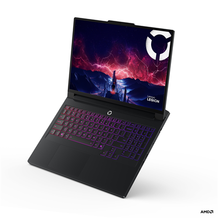 Lenovo Legion Pro 7 16AFR10H | Eclipse Black | 16 " | OLED | WQXGA | 2560 x 1600 pixels | Glossy | AMD Ryzen 9 | 9955HX3D | 32 GB | SO-DIMM DDR5 | Solid-state drive capacity 2000 GB | NVIDIA GeForce RTX 5080 | GDDR7 | 16 GB | Windows 11 Home | 802.11be |