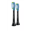 Philips Interchangeable Sonic Toothbrush Heads HX9042/33 Sonicare C3 Premium Plaque Defence Heads For adults and children Number of brush heads included 2 Number of teeth brushing modes Does not apply Sonic technology Black