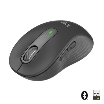 Logitech Mouse M650 SIGNATURE WL (RIGHT) BOLT graphite BT für kleine und mittelgroße Hände (<17,5 - 19,0 cm)