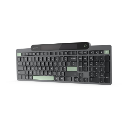 Lenovo Self-Charging Bluetooth Keyboard-US Euro | Keyboard | Bluetooth | US Euro | Black