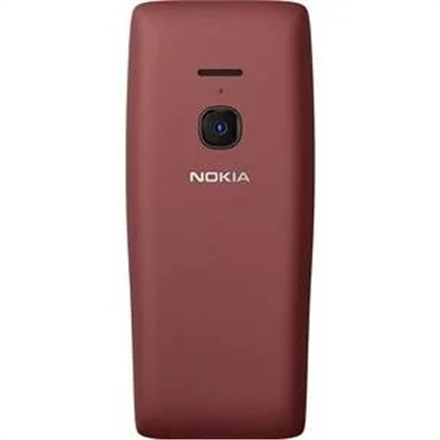 Nokia 8210 Red, 2.8 ", TFT LCD, 240 x 320, Unisoc, T107, Internal RAM 0.048 GB, 0.128 GB, microSDHC, Dual SIM, Main camera 0.3 MP, 1450 mAh