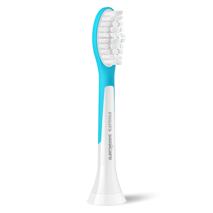 Philips Replacement brush heads | HX6044/90 Sonicare For Kids7+ | Heads | For kids | Number of brush heads included 4 | White/Blue