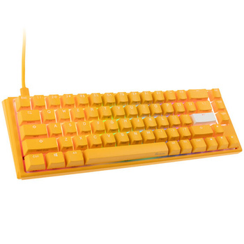 Ducky One 3 Yellow SF Gaming Keyboard, RGB LED - MX-Clear (US)