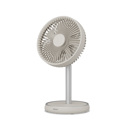 Duux Fan | Rize Flex | Stand Fan | Greige | Diameter 21 cm | Number of speeds 4 | Oscillation | 10 W | No