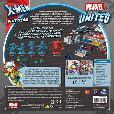 GRA MARVEL UNITED X-MEN: BLUE TEAM dodatek - PORTAL GAMES