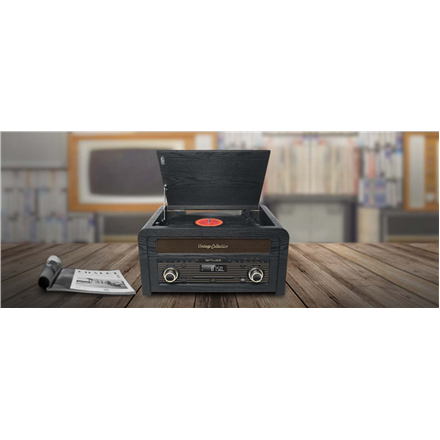 Muse Turntable micro system MT-115W USB port, Bluetooth, CD player, Wireless connection, AUX in, FM radio,