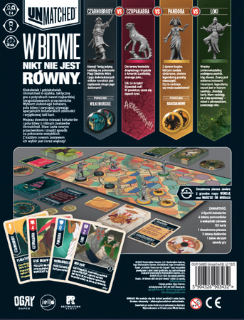 GRA UNMATCHED: BITWA LEGEND 3 podstawa - OGRY GAMES