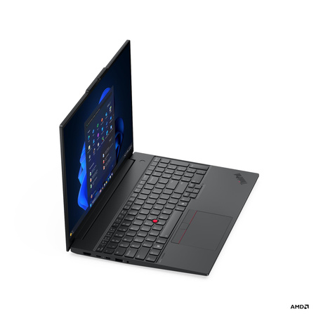Lenovo ThinkPad E16 G3 AMD | Black | 16 " | IPS | WUXGA | 1920 x 1200 pixels | Anti-glare | AMD Ryzen 5 | 230 | 16 GB | SO-DIMM DDR5 | Solid-state drive capacity 512 GB | AMD Radeon 760M Graphics | Windows 11 Pro | 802.11ax | Bluetooth version 5.3 | Keybo