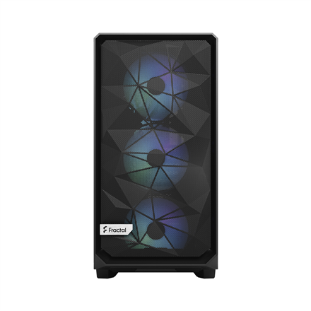 Fractal Design Meshify 2 RGB Midi-Tower, Light Tint, Tempered Glass, schwarz