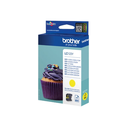 Tinte Brother LC-123Y yellow