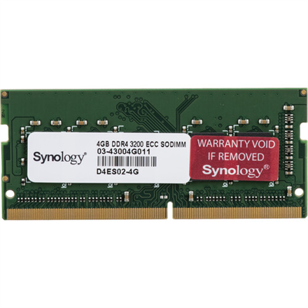 RAM SO-DIMM DDR4 4GB/ECC/Synology D4ES02-4G