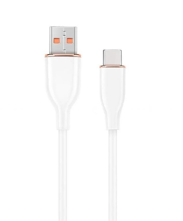 Kabel USB 2.0 typ C(AM/CM) oplot silikonowy Gembird 1.5m biały