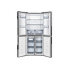 Gorenje NRM8182MX Refrigerator, E, Free standing, Side by Side, Height 182 cm, Net Fridge 278 L, Net Freezer 149 L, Grey