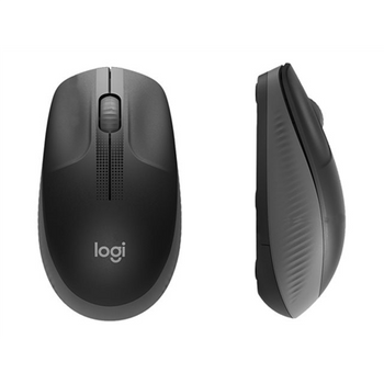 Logitech Mouse M190 Wireless FULL-SIZE black für mittelgroße bis große Hände
