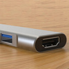 HUB USB-C ADAPTER HDMI USB 3.0 PD MacBook M1 4w1