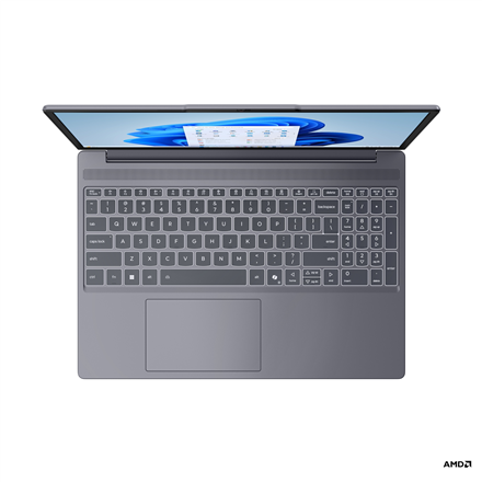 Lenovo IdeaPad Slim 3 15AMN8 | Arctic Grey | 15.6 " | TN | FHD | 1920 x 1080 pixels | Anti-glare | AMD Ryzen 3 | 7320U | 16 GB | Soldered LPDDR5 | Solid-state drive capacity 512 GB | AMD Radeon 610M Graphics | Windows 11 Home | 802.11ax | Bluetooth versio