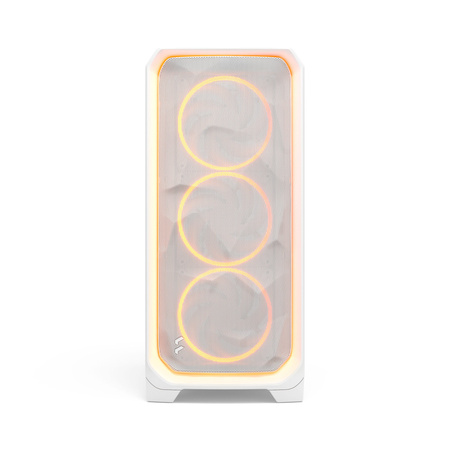 Fractal Design Meshify 3 | Ambience Pro RGB White TG Clear Tint | ATX | Power supply included No