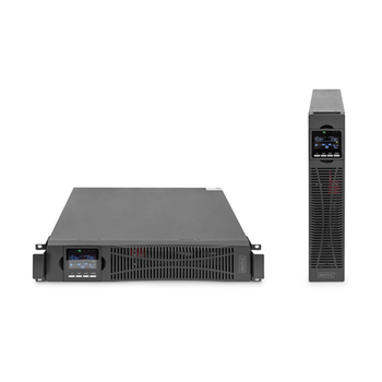 DIGITUS OnLine UPS, rack/tower, 3000VA, 3000W, LCD, 8 x C13, 1 x C19, RS-232, USB, SNMP card (optional), relay card (optional)  Digitus OnLine UPS 	DN-170096, 3000 VA / 3000 W 3000 VA 3000 W C20