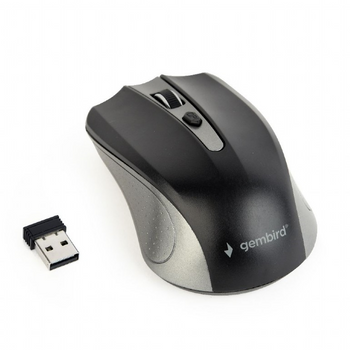 Gembird MUSW-4B-04-GB 2.4GHz Wireless Optical Mouse USB Optical Mouse Spacegrey/Black