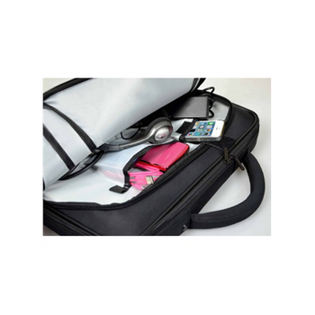 PORT DESIGNS Courchevel Fits up to size 15.6 " Messenger - Briefcase Black Shoulder strap