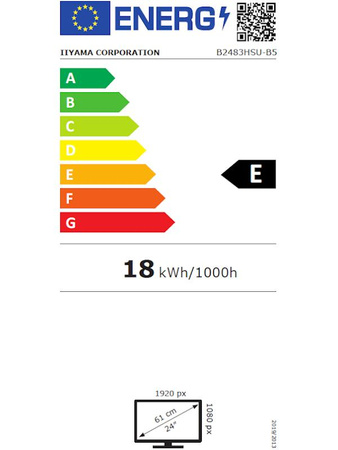 iiyama 24&amp;quot; TN ProLite B2483HSU-B5