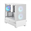 Fractal Design Pop Mini Air RGB Clear Tint Micro-ATX-Gehäuse, Tempered Glass - weiß