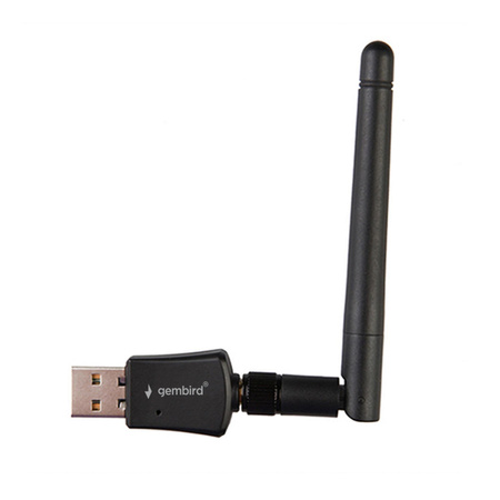 Karta sieciowa WiFi USB 300 Mbps Gembird WNP-UA300P-02 z odczepianą anteną SMA