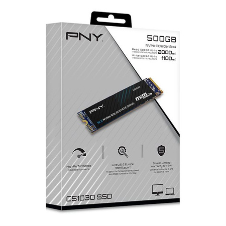 PNY SSD M.2 (2280) 500GB CS1030  PCIe / NVMe Retail
