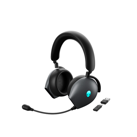 Dell Headset Alienware Tri-Mode AW920H Wireless/Wired Over-Ear Microphone Noise canceling Wireless Dark Side of the Moon