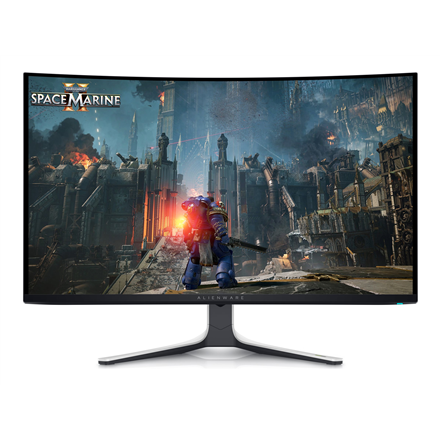 Dell | Curved Screen Gaming Monitor | AW3225QF | 31.6 " | OLED | 4K UHD | 16:9 | 240 Hz | 0.03 ms | 3840 x 2160 pixels | 1000 cd/m² | Power connector, Security-lock slot, Joystick, USB-A, USB-B, USB-C, HDMI, DispalyPort | HDMI ports quantity 2 | White / B