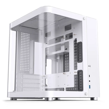 Jonsbo TK-1 2.0 Micro-ATX Gehäuse, Tempered Glass - weiß