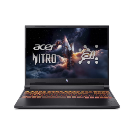 Acer | Nitro V 16 AI ANV16-42-R1HB | Shale Black | 16 " | IPS | WQXGA | 2560 x 1600 pixels | AMD Ryzen 7 | 260 | 16 GB | DDR5 | Solid-state drive capacity 1000 GB | NVIDIA GeForce RTX 5060 | GDDR7 | 8 GB | Windows 11 Home | 802.11ax | Bluetooth version 5.