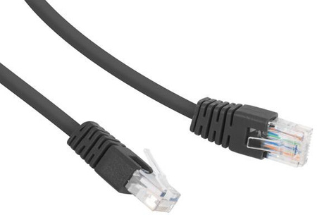 Kabel sieciowy UTP Gembird PP6U-0.5M/BK kat. 6, Patch cord RJ-45 (0,5 m)