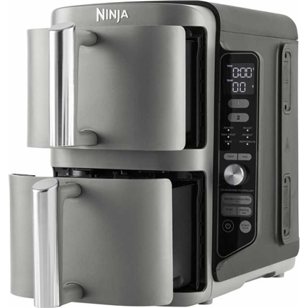 NINJA Double Stack XL Air Fryer | SL400EU | Power 2470 W | Capacity 9.5 L | Black/Grey