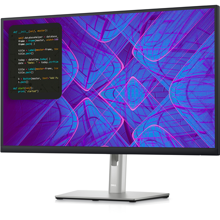 Dell USB-C Hub Monitor P2723QE 27 ", IPS, UHD, 3840 x 2160, 16:9, 5 ms, 350 cd/m², Black, Headphone out (3.5mm), 60 Hz, HDMI ports quantity 1